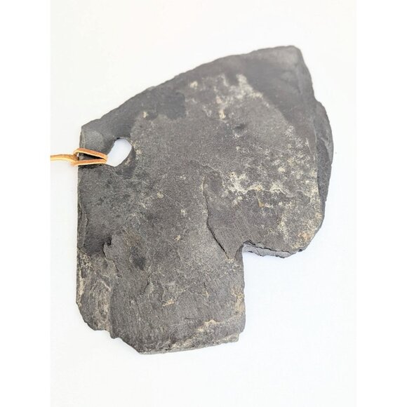 Large Hand-Painted Gray Slate Wall Hanging Art White Dogwood Flowers Rustic Boho - Picture 6 of 10